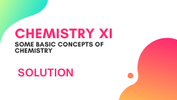 Chemistry Chapter 1-Solution